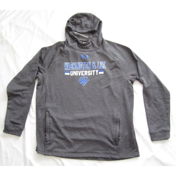 Men's Under Armour Washington & Lee University Pullover Hoodie Sz 2XL (MT696) - Picture 1 of 8
